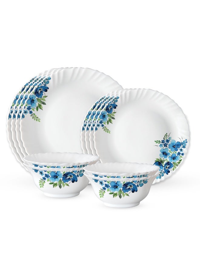 OPTIMA OPALWARE DINNER SET (BLOOM) -  12PC - Image 1